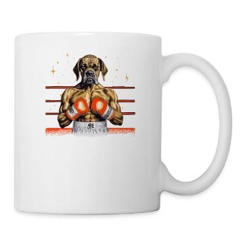 Boxer-Hunderasse Boxer-Hunde Zubehör Hundehalter - Tasse - Weiß - Rechts