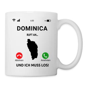Dominica Karibik Insel Urlaub Idee - Tasse - Weiß - Rechts