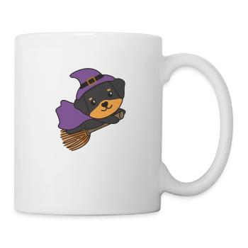 Rottweiler Halloween Witch Kids Witch Costume - Mug - white - Right