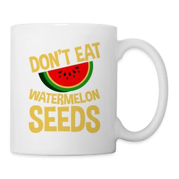Ne mangez pas de graines de pastèque 4 - Mug blanc - blanc - Droite
