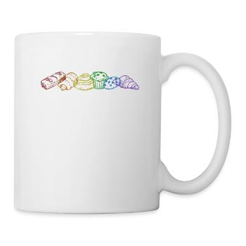 Baker LGBT Rainbow Hobby Baker Bakery Pastry Chef - Mug - white - Right