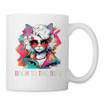 Soirée à thème des années 90 Retour au costume des années 90 - Mug blanc - blanc - Droite