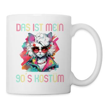Soirée à thème des années 90 C’est mon costume des années 90 - Mug blanc - blanc - Droite