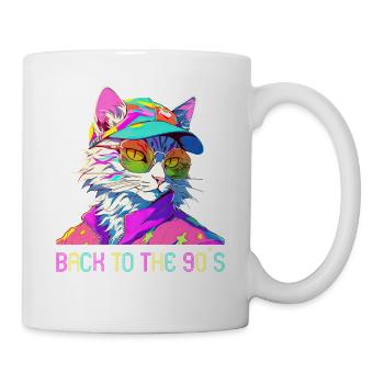 Soirée à thème des années 90 Retour au costume des années 90 - Mug blanc - blanc - Droite