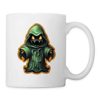 Ghost Lover Cartoon Style Halloween Ghost Spooky - Mug - white - Right