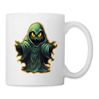 Ghost Lover Cartoon Style Halloween Ghost Spooky - Mug - white - Right