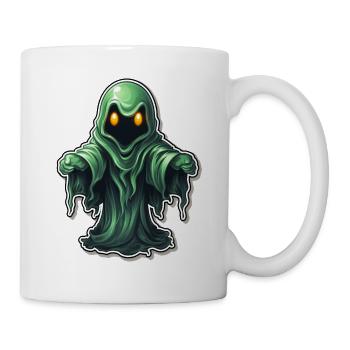 Ghost Lover Cartoon Style Halloween Ghost Spooky - Mug - white - Right