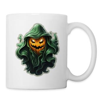 Ghost Lover Cartoon Style Halloween Ghost Spooky - Mug - white - Right