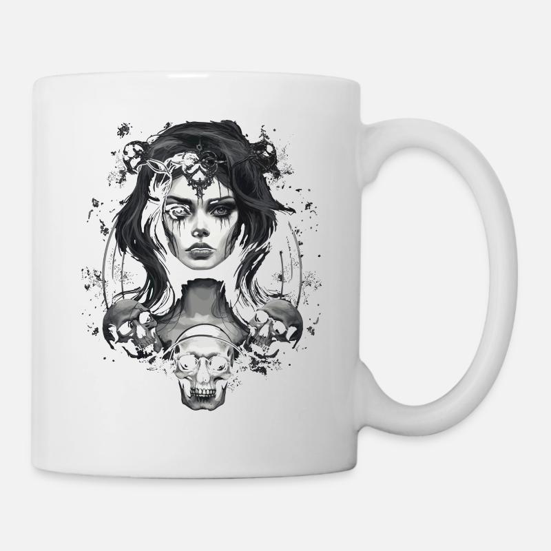 Esthétique gothique gothique - Mug blanc - blanc