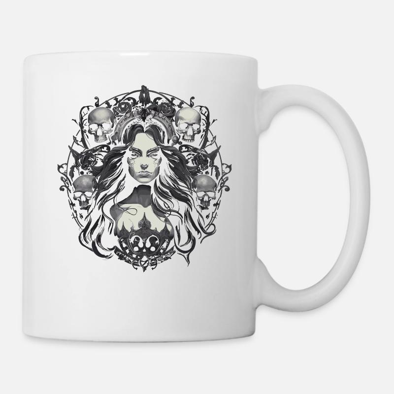 Esthétique gothique gothique - Mug blanc - blanc