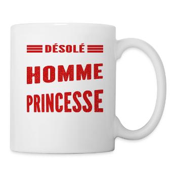 Désolé le coeur de cet homme est déja pris - Mug blanc - blanc - Droite