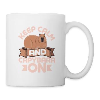 Keep Calm And Capybara On Capibara Owner Mammal - Mug - white - Right