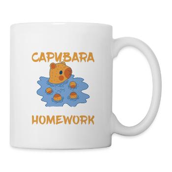 Sorry, My Capybara Ate My Homework Capibara Owner - Tasse - Weiß - Rechts