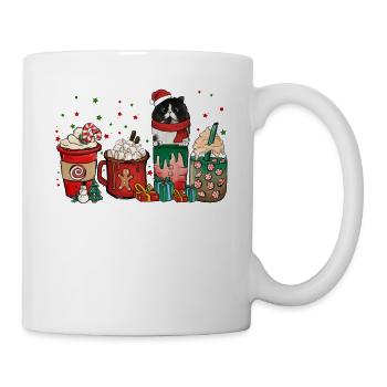 Mainecoon Kaffeetassen Kaffeetassen Santa Cat - Tasse - Weiß - Rechts