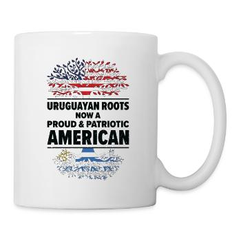 Uruguayan American Patriot USA Grown - Mug blanc - blanc - Droite