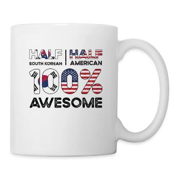 Patriote sud-coréen américain États-Unis - Mug blanc - blanc - Droite