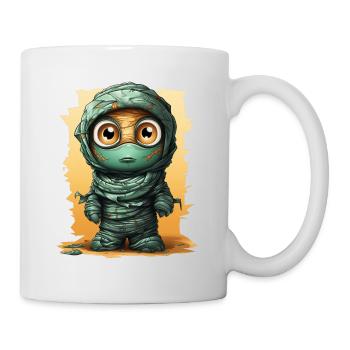 Halloween Spooky Cartoon Mummy - Mug blanc - blanc - Droite