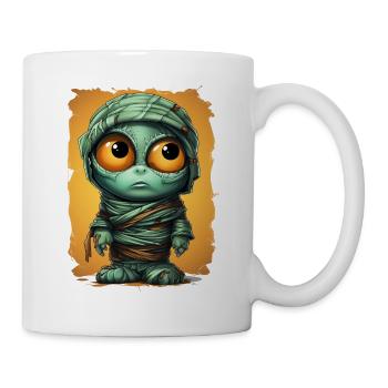 Halloween Spooky Cartoon Mummy - Mug blanc - blanc - Droite
