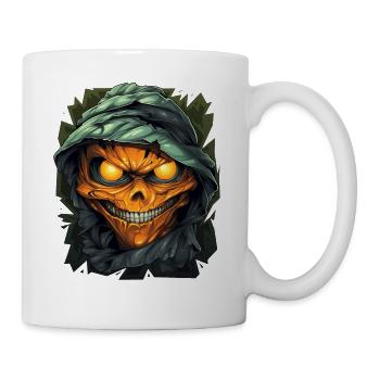 Halloween Spooky Cartoon Mummy - Mug blanc - blanc - Droite