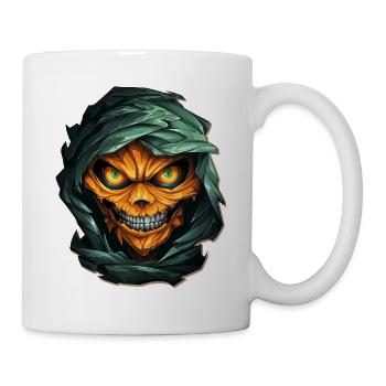 Halloween Spooky Cartoon Mummy - Tasse - Weiß - Rechts