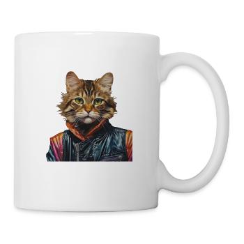 90er Motto Party Das ist mein 90er Kostüm - Tasse - Weiß - Rechts