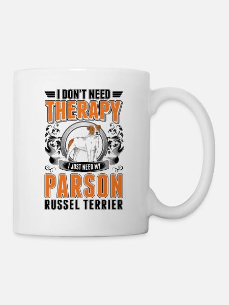 Parson Russell Terrier Thérapie - Mug blanc - blanc