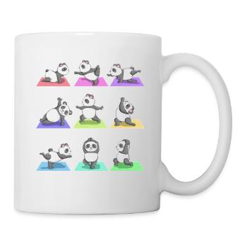 Yoga Sport Training Exercise Yoga Fan Yoga Fitness - Mug - white - Right