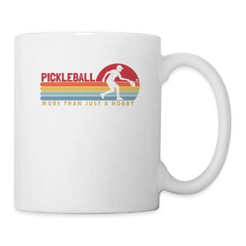 Pickleball more than a Hobby Pickleballfan - Mug - white - Right