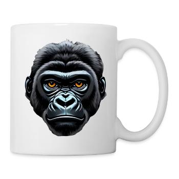 Gorille - Mug blanc - blanc - Droite