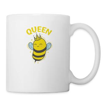 Queen Bienen Tiere Natur Imker - Tasse - Weiß - Rechts