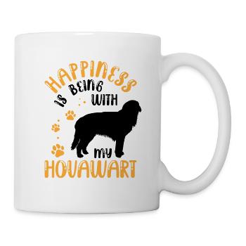 Hovawart macht glücklich Derber Bauernhund - Tasse - Weiß - Rechts