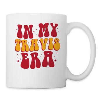 Retro Groovy In My Travis Era - Mug - white - Right