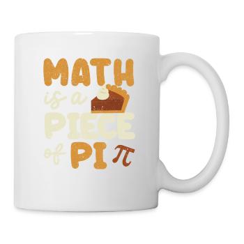 Les mathématiques font partie de Pi Day Funny - Mug blanc - blanc - Droite