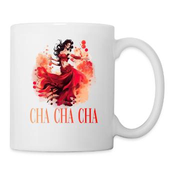 Cha Cha Cha Tanz Kubanischer Tanz Kuba Urlaub - Tasse - Weiß - Rechts