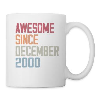 Jubiläum Dezember 2000 Das Original 2000 Dezember - Tasse - Weiß - Rechts