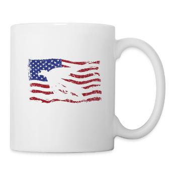 USA Fliegenfischen - Tasse - Weiß - Rechts
