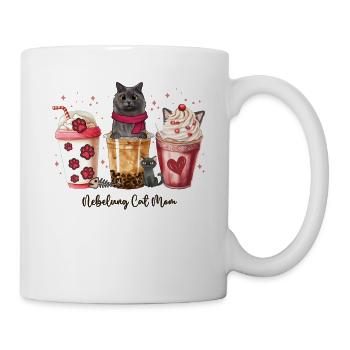 Cute little Coffee and my Nebelung Cat Coffee Cups - Mug - white - Right
