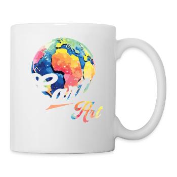 La Terre sans art est juste hein - Mug blanc - blanc - Droite