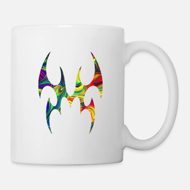 Alien Spider marmor - Tasse - Weiß