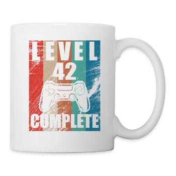 Level 42 complete - Mug - white - Right