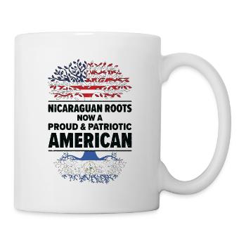 Nicaraguan American Patriot USA Grown Nicaragua - Mug - white - Right
