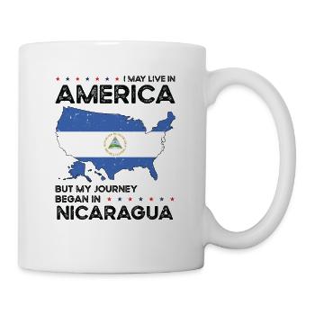 Nicaraguan American Patriot USA Grown Nicaragua - Mug - white - Right