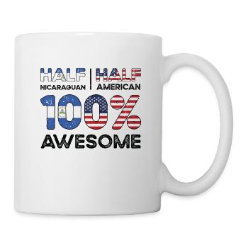 Nicaraguan American Patriot USA Grown Nicaragua - Mug - white - Right