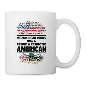 Mozambican American Patriot USA Grown Mozambique - Mug - white - Right