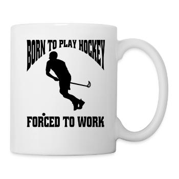 Hockey sur gazon Cadeau Joueur de hockey sur sol - Mug blanc - blanc - Droite