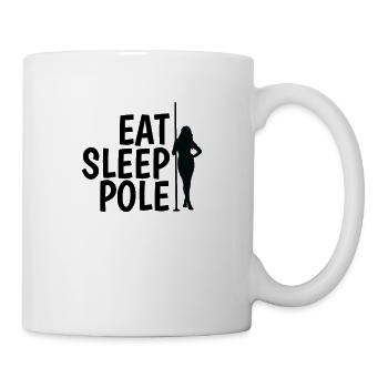 Eat Sleep Pole Dance Aesthetics - Mug - white - Right