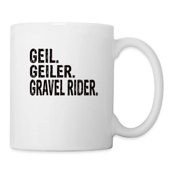 Gravel Bike Gravel Rider Gravel bikes Gravel Ride - Tasse - Weiß - Rechts