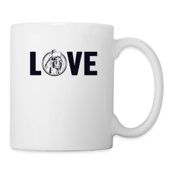 L’astronaute Love Taikonaut Cosmonaut vaisseau spatial - Mug blanc - blanc - Droite