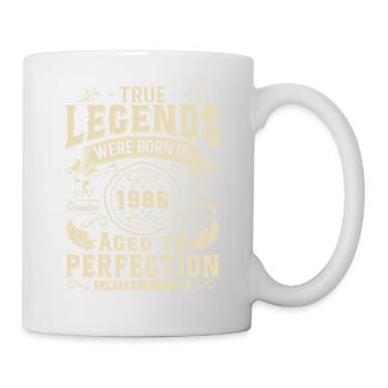 Légendaire depuis 1986 - Mug blanc - blanc - Droite