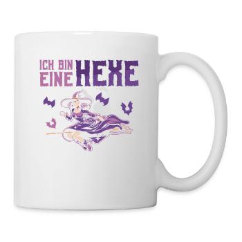 Ich Bin Eine Hexe Ich Darf Das - Tasse - Weiß - Rechts